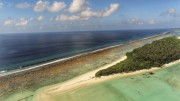 Maldives fly fishing island birdview